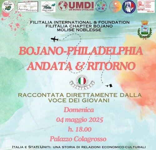 Philadelphia Bojano A/R raccontato da un medico e un ingegnere di Filitalia. Sabina Iadarola e Federica Napoletano al Colagrosso